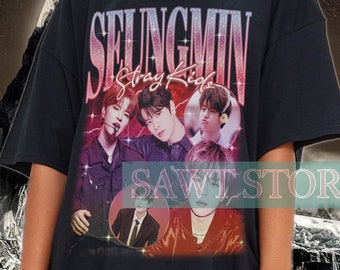 Camiseta SEUNGMIN - camiseta de Stray Kids - Camiseta Kpop - Regalo Kpop para ella o para él - Camiseta Skz