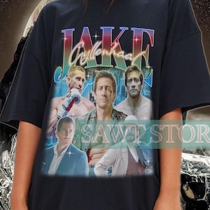 Retro JAKE GYLLENHAAL Shirt, Jake Gyllenhaal Homage Tshirt, Jake Gyllenhaal Fan Tees, Actor Jake Gyllenhaal Vintage 90s Merch Gift Kid Tee