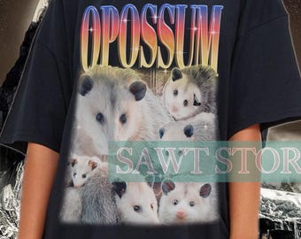Limited OPOSSUM Retro Shirt, Opossum Homage TShirt, Opossum Fan Tees, Opossum Vintage 90s Shirt, Opossum Merch Gift