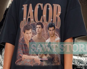 Retro JACOB BLACK Shirt-Jacob Black Tshirt,Jacob Black T shirt,Edward Cullen Shirt,Robert Pattinson Shirt,Team Jacob Shirt,Team Edward Shirt