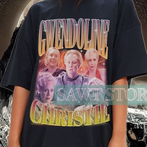 GWENDOLINE CHRISTIE Vintage Shirt, Gwendoline Christie TV Retro, Gwendoline Retro 90s, Gwendoline Christie Gift