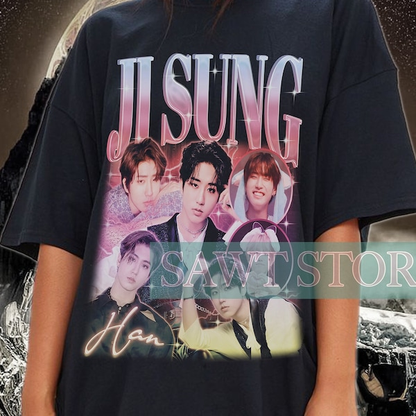 Stray Kids Han Ji-sung Retro Vintage Tee - Kpop T-shirt - Stray Kids Merch - Stray Kids Shirt - Kpop Merch - Kpop Gift