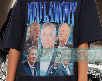 NED LAMONT Vintage Shirt, Ned Lamont Homage TShirt, Ned Lamont Fan Tees, Ned Lamont Retro 90s Shirt, Ned Lamont Merch Gift