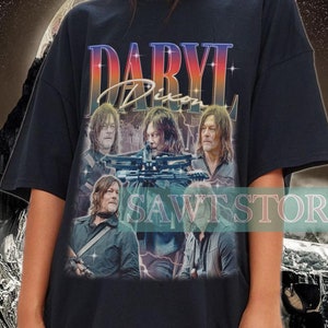 DARYL DIXON Vintage Shirt, Daryl Dixon Homage TShirt, Daryl Dixon Fan Tees, Daryl Dixon Retro 90s Shirt, Daryl Dixon Merch Gift