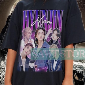 HYUNJIN Shirt, Hyunjin Vintage Tshirt, Hyunjin Fan Tees, Hyunjin Vintage 90s Kids Tee, Hyunjin Merch Gift, Kpop Idol Gift