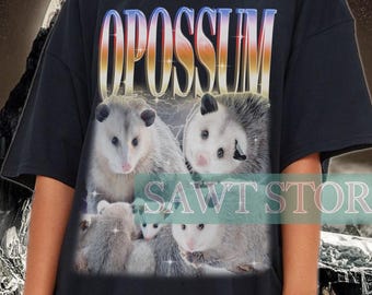 Limited OPOSSUM Retro Shirt, Opossum Homage TShirt, Opossum Fan Tees, Opossum Vintage 90s Shirt, Opossum Merch Gift