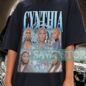 CYNTHIA ERIVO Vintage Shirt, Cynthia Erivo Homage Tshirt, Cynthia Erivo Fan Tees, Cynthia Erivo Retro 90s Sweater, Cynthia Erivo Merch Gift