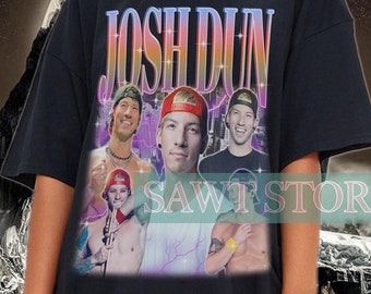 JOSH DUN Vintage Shirt, Josh Dun Homage TShirt, Josh Dun Fan Tees, Josh Dun Retro 90s Shirt, Josh Dun Merch Gift