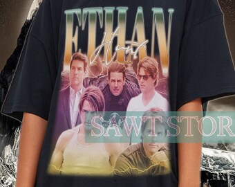 Limitowana koszulka ETHAN HUNT - Koszulki Ethan Hunt Bootleg, Koszulka z długim rękawem Ethan Hunt, Koszulka z hołdem dla Ethana Hunta, Towary dla fanów Ethana Hunta