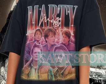 MARTY MCFLY Vintage Shirt, Marty Mcfly Homage Tshirt, Marty Mcfly Fan Tees, Marty Mcfly Retro 90s Sweater, Marty Mcfly Merch Gift