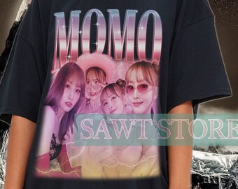 Twice Momo Retro Bootleg T-shirt - Twice Shirt - Kpop Shirt