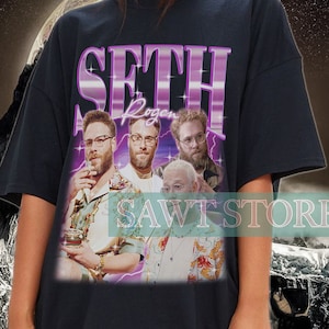 SETH ROGEN Shirt | Seth Rogen Homage T-Shirt | Seth Rogen Canadian Actor Vintage Retro Merch | Funny Seth Rogen Superbad | Freaks and Geeks