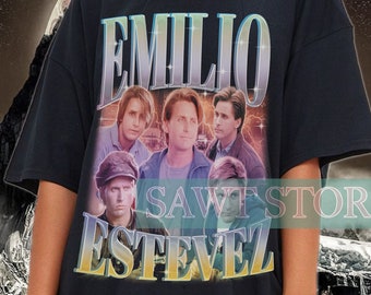 Camiseta retro EMILIO ESTEVEZ / Emilio Estevez Homage Fan Tees / Emilio Estevez Homage Retro / Emilio Estevez Graphic 90s / Emilio Estevez Merch