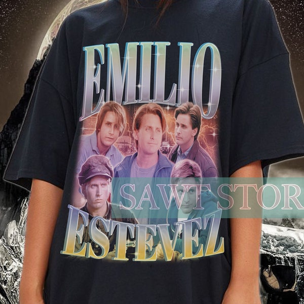 Camiseta retro EMILIO ESTEVEZ / Emilio Estevez Homage Fan Tees / Emilio Estevez Homage Retro / Emilio Estevez Graphic 90s / Emilio Estevez Merch
