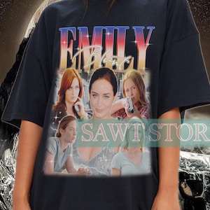 EMILY BLUNT Shirt, Emily Blunt Retro Bootleg Tshirt, Emily Blunt Vintage 90s Tee, Emily Blunt Fan Tees, Emily Blunt Kids Tee, Merch Gift