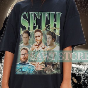 SETH ROGEN Vintage Shirt, Seth Rogen Hommage Fan T-Shirts, Seth Rogen Hommage Retro, Seth Rogen Grafik Retro 90er Jahre, Seth Rogen Merch