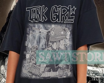 TANK GIRL Vintage Shirt, Tank Girl Retro Tshirt, Tank Girl Tees