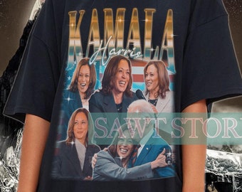 Camiseta vintage de Kamala Harris - Estilo retro de los 90