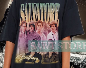SALVATORE BROTHERS Shirt, Stefan Salvatore Shirt , Damon Salvatore Shirt, Paul Wesley Shirt, The Vampie Diaries Shirt, Gift For Fan