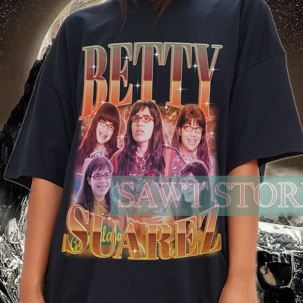 BETTY SUAREZ Shirt, Betty Suarez Homage T-Shirt, Beatriz U. Suarez hässliches Betty Filmcharakter Vintage Merch, America Ferrera Tee Fan Geschenk