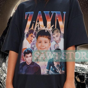 Maglietta retrò ZAYN MALIK - Maglietta Zayn Malik, Maglietta Boyband Zayn Malik, Girocollo Vintage Zayn Malik, Maglietta Concerto Zayn Malik, Felpa Con Cappuccio Zayn Malik
