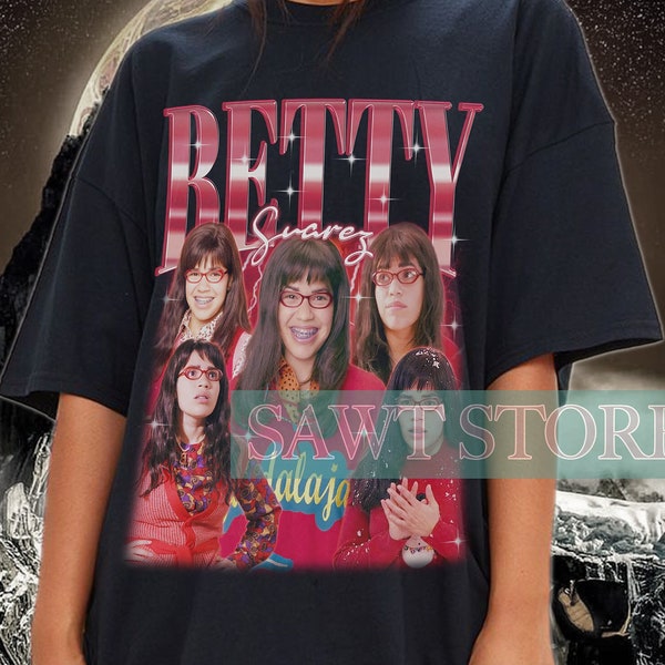 BETTY SUAREZ Sweatshirt | Betty Suarez Homage Sweater | Beatriz U. Suarez Ugly Betty Movie Character Vintage Tee | America Ferrera Fans Gift