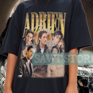Adrien Brody 90&#39;s T-shirt - Adrien Brody Bootleg Tees, Adrien Brody Fans Gifts, Adrien Brody Vintage Retro Shirt Adrien Brody Youth Kids Tee