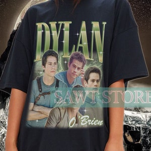 DYLAN O&#39;BRIEN T-Shirt, Dylan Rhodes O&#39;Brien Fan, American Actor, Thomas Maze Dylan Actor Vintage Tee, Love Monster Joel Dawson