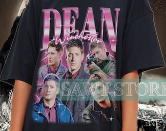 DEAN WINCHESTER Sweatshirt, Supernatural Dean Winchester Tshirt, Dean Winchester Supernatural Sweater, Jensen Ackles Actor Retro Shirt, Dean