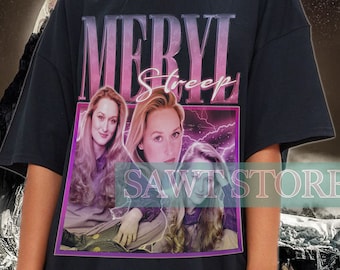 Retro MERYL STREEP Camisa vintage / Meryl Streep Homenaje Retro / Meryl Streep Camisetas / Meryl Streep 90s Suéter / Meryl Streep Merch Regalo