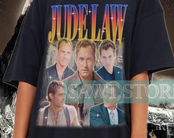 Retro JUDE LAW Shirt, Jude Law Homage Tshirt, Jude Law Fan Tees, Jude Law Vintage 90s T-Shirt, Jude Law Fan Merch Gift, Jude Law Kids Tee