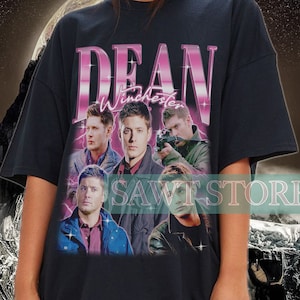 DEAN WINCHESTER Sweatshirt, Supernatural Dean Winchester Tshirt, Dean Winchester Supernatural Sweater, Jensen Ackles Actor Retro Shirt, Dean