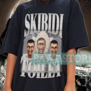 SKIBIDI TOILET Camicia vintage, maglietta Skibidi Toilet Omage, T-shirt Skibidi Toilet Fan, Skibidi Toilet Maglione, Skibidi Toilet Merch Gift