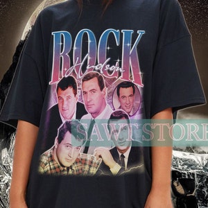 ROCK HUDSON Vintage Shirt, Rock Hudson Homage Retro, Rock Hudson Tees, Rock Hudson 90s Sweater, Rock Hudson Merch Gift Heavy Cotton Tee