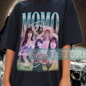 MOMO TWICE Retro Shirt, Momo Fan Tees, Momo Twice Merch, Momo Vintage Shirt, Retro Momo Korean Girl Band Tour T-Shirt, Momo Gift Shirt