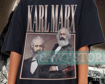 Limitiertes KARL MARX Vintage Shirt, Karl Marx Hommage-T-Shirt, Karl Marx Fan Tees, Karl Marx Retro 90er Jahre Pullover, Karl Marx Merch Geschenk