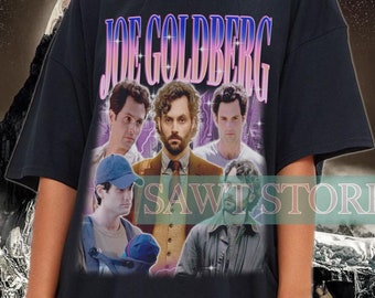 Camiseta retro limitada de JOE GOLDBERG, camiseta homenaje a Joe Goldberg, camisetas de fan de Joe Goldberg, camiseta vintage de Joe Goldberg de los años 90, regalo de merchandising del actor Joe Goldberg