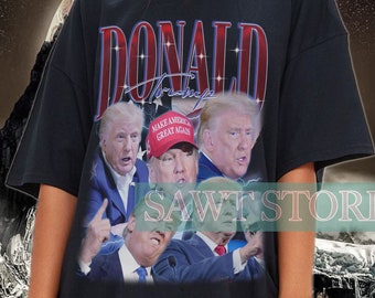 Retro Donald Trump Shirt -Donald Trump Homage Tshirt,Donald Trump Fan Tees,Donald Trump Retro 90s Sweater,Donald Trump Merch Gift