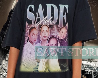 Retro SADE ADU Vintage Shirt | Sade Adu Homage Tshirt | Sade Adu Fan Tees | Sade Adu Retro 90s Sweater | Sade Adu Merch Gift