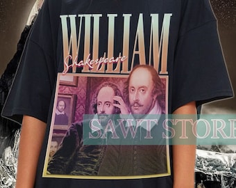 Retro William Shakespeare Graphic T-Shirt