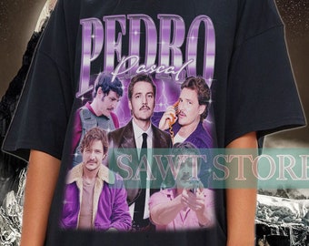 Retro 90er Jahre Pieter Pascal Shirt, Schauspieler Fan Tribute Tee