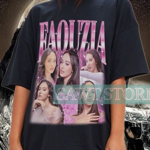 FAOUZIA Vintage Shirt, 90s, Best Actress, Faouzia T-Shirt, Homage Tees, Rap hip hop Tee, Faouzia Tour T=Shirt Top Tee