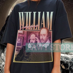 Retro WILLIAM SHAKESPEARE Shirt -William Shakespeare Tshirt,William Shakespeare T-shirt,William Shakaspeare T shirt,Shakespeare Sweatshirt