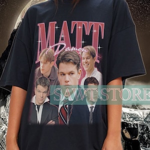 Retro Matt Damon Shirt -Matt Damon Tshirt,Good Will Hunting Shirt,Matt Damon T-shirt,Matt Damon T shirt,Matt Damon Sweatshirt,Matt Damon Tee