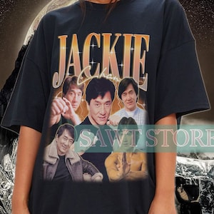 JACKIE CHAN Vintage Shirt, Jackie Chan Homage Tshirt, Jackie Chan Fan Tees, Jackie Chan Retro 90s Sweater, Actor Jackie Chan Merch Gift