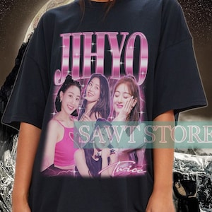 JIHYO Twice T-shirt - Jihyo Fans Gift Shirt, Jihyo Retro 90&#39;s T-shirt, Park Jihyo Homage Tees, Jihyo Sleeveless Shirt, Youth, Kids Tee