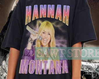 HANNAH MONTANA Vintage Shirt, Hannah Montana Shirt Retro 90er Jahre, Hannah Montana American Sitcom, Hannah Montana Fans Tees, Hip Hop Rap Shirt