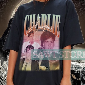 CHARLIE HARPER Vintage Shirt, Charlie Sheen Actor Tee, Charlie Harper T-Shirt, Charlie Harper Fan Retro 90s Shirt, Charlie Harper Merch Gift