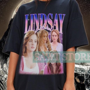 Retro LINDSAY LOHAN Vintage Shirt | Lindsay Lohan Homage Fan Tees | Lindsay Lohan Homage | Lindsay Lohan Retro 90s | Lindsay Lohan Merch