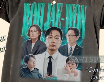 Roh Jae-Won Vintage Collage Shirt, K-Drama Fan Apparel